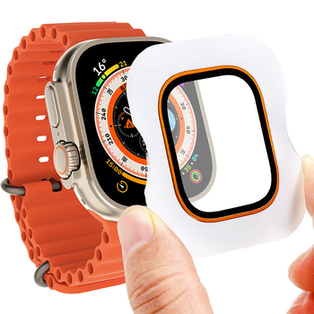 Apple Watch ekrāna aizsargs – rāmja aizsardzība, pret skrāpējumiem, izturīgs pret nodilumu