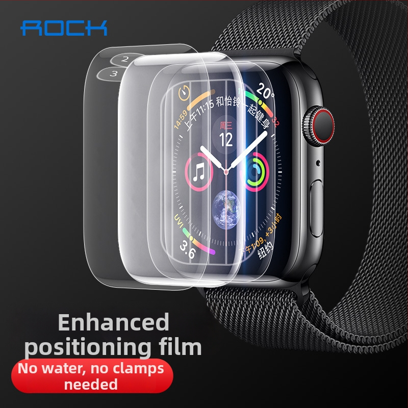 Rock viedpulksteņa ekrāna aizsargs, TPU hidrogēla plēve, 2 gab., augsta caurspīdīgums, pret pirkstu nospiedumiem, saderīgs ar Rock Watch 1-10