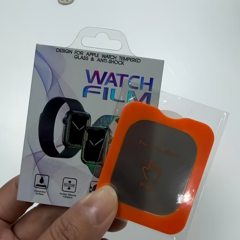 Protecție ecran din sticlă temperată pentru Apple Watch Ultra 2 — folie frontală, claritate HD, anti-amprentă, rezistent la cădere, acoperire completă a ecranului