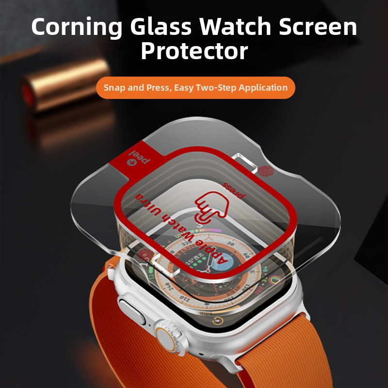 YOT karastatud klaasist ekraanikaitse Apple Watch Ultra 2 jaoks — kiire paigaldus ilma tolmuta