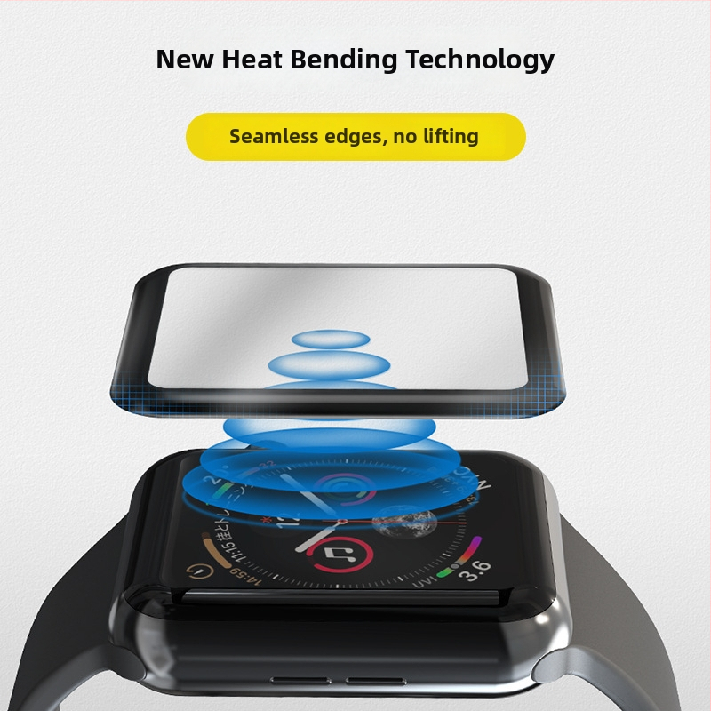 PMMA täisekraan kaitsekile Apple Watch Series 7 jaoks – kuumalt painutatud PMMA