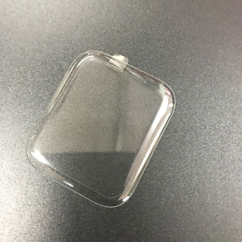 Kaisenway Apple Watch ekrāna aizsargs no rūdīta stikla ar šķidro UV pilno līmēšanu, 3D izliektām malām