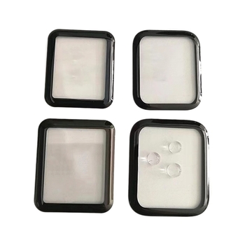 Apple Watch rūdīta stikla ekrāna aizsargs ar izliektu dizainu un pilnu līmēšanas slāni S11