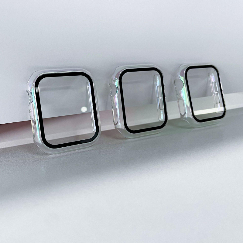 Zaštitna maska za Apple Watch 7/8/9 — PC elektroplatirani završni sloj, integrirana tvrda zaštita zaslona