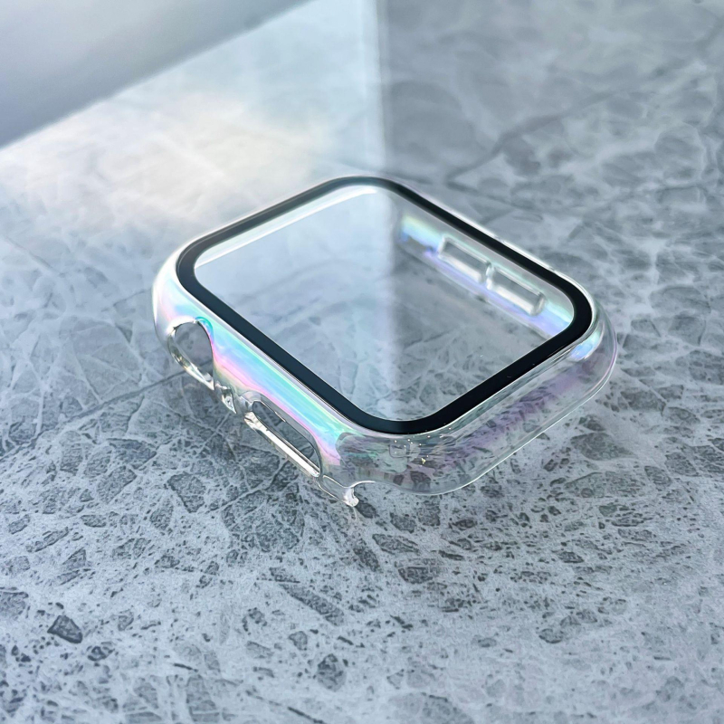 Zaštitna maska za Apple Watch 7/8/9 — PC elektroplatirani završni sloj, integrirana tvrda zaštita zaslona