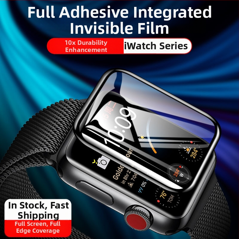 Apple Watch PMMA 3D täielik ekraanikaitse — plahvatus- ja kriimustuskindel (Bränd: Sincerity)