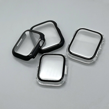 S9 zaoblený kryt pre Apple Watch z PC a integrovanou sklenenou fóliou pre Apple Watch S10