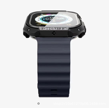 Carcasă de protecție pentru Apple Watch cu film integrat pentru ecran – husă moale, sticlă, rezistentă la șocuri, antiamprentare