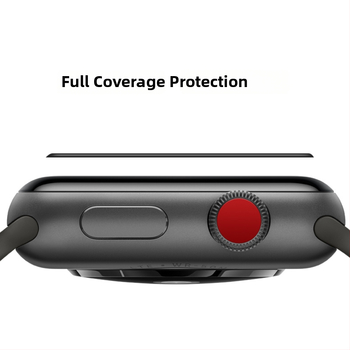 Apple Watch edzett üveg kijelzővédő, 3D teljes kijelző, HD, ujjlenyomat-mentes, kompatibilis Series 4/5/6/SE