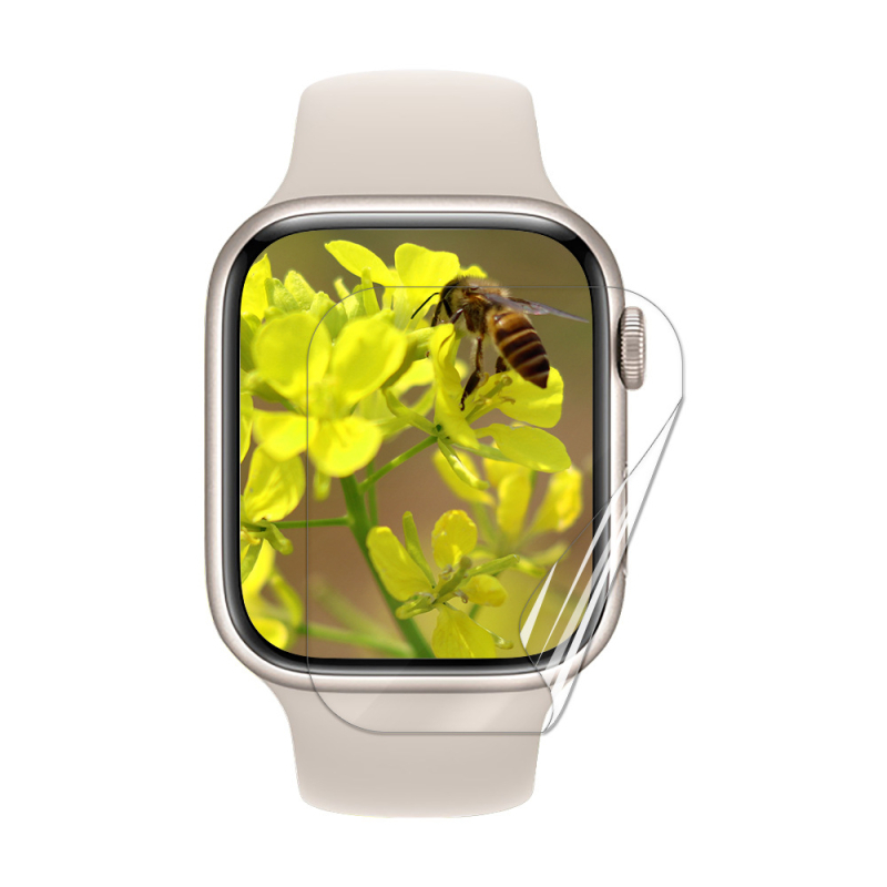 Apple Watch Series 7 TPU aizsargfilms, HD skaidrs, izturīgs pret skrāpējumiem, OEM/ODM privātas zīmola pieejams
