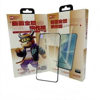 Membrane edzett üveg képernyővédő Huawei okostelefonokra — előlap, teljes ragasztás, 3D hőhajlítás, HD élesség