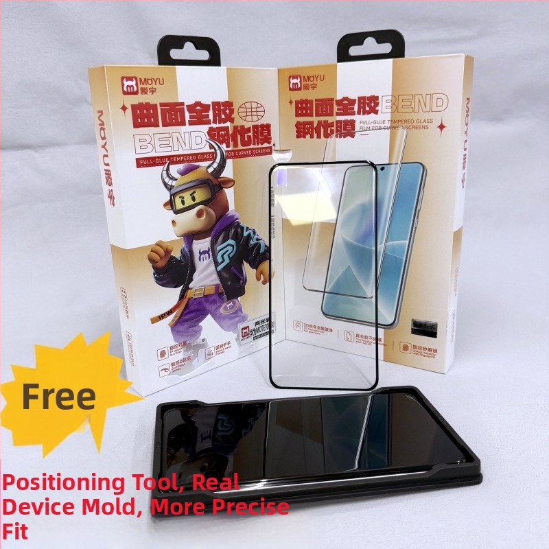 Membrane tvrdené sklo ochranný film na displej pre Huawei — predný film, úplné lepenie, 3D tepelné ohýbanie, HD ostrosť