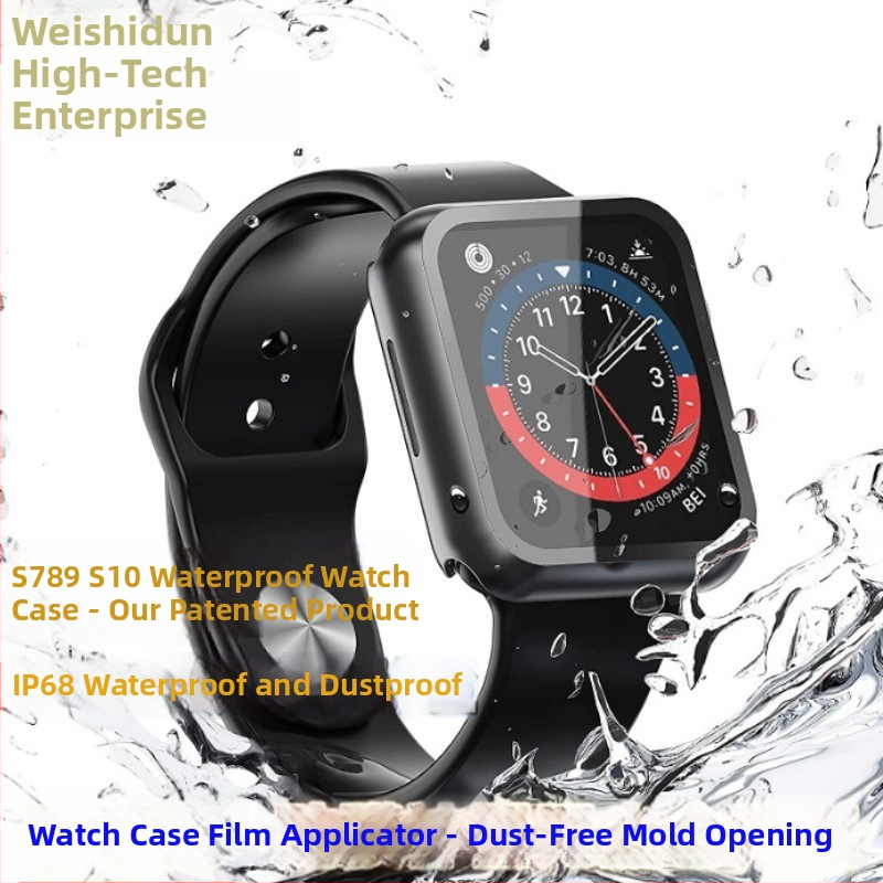 Veekindel kellakorpus, Apple 789 põlvkond / iWatch S10 ühilduv, klaasist korpus, mudel Wsd 009, Guardian Shield