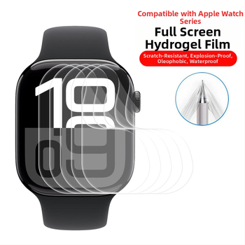 Hydrogelio pilno ekrano apsauga Apple Watch Series 3/2/1 — 5 vnt. pakuotė — įgaliota privataus prekės ženklą