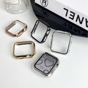 SH dėklas Apple Watch Series – PC apsauginis korpusas su išpjovomis ir purškimo paviršiaus danga