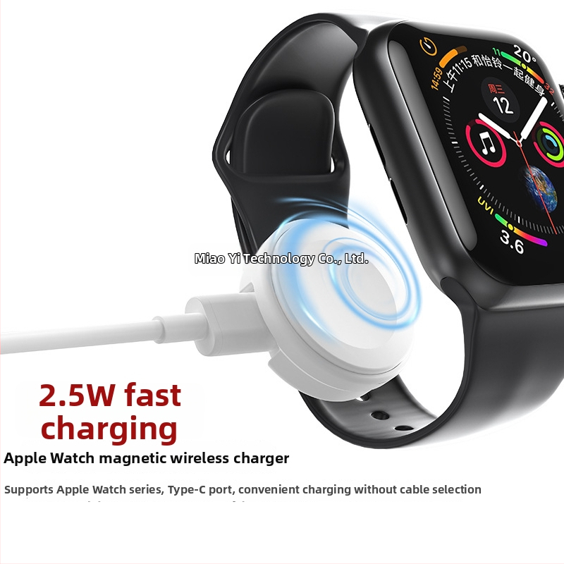 6v1 rozťahovací kábel pre rýchle nabíjanie s bezdrôtovým nabíjaním pre Apple Watch, USB-C a Lightning, teleskopický dizajn