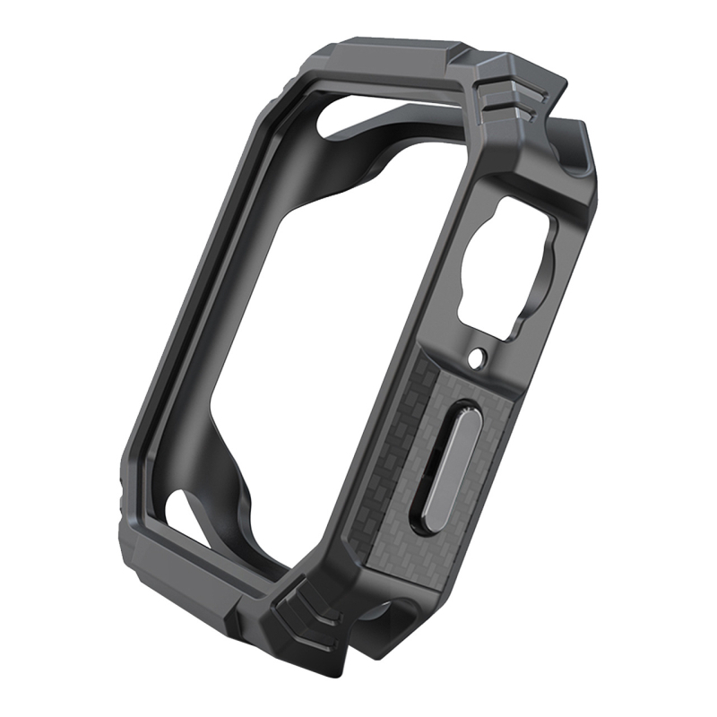 Apple Watch защитен калъф от TPU, карбонова текстура, модел dhy5r