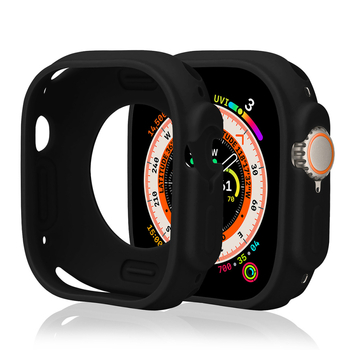 Silikonska zaštitna futrola za Apple Watch, 49 mm, generacije 1–11, djelomično prekrivanje