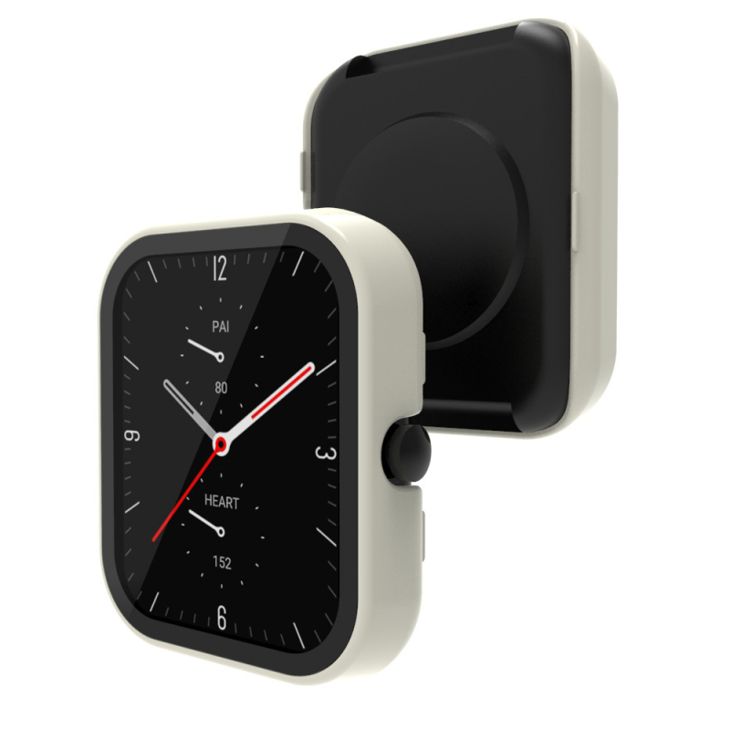 Husă de protecție pentru Amazfit Bip3 Pro cu hus PC și folie de sticlă temperată, design integrat, rezistentă la căderi