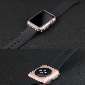 Carcasă din silicon pentru Apple Watch – protecție completă a ecranului, ultra-subțire, protecție transparentă pentru seria 8/9 (Generația S10)