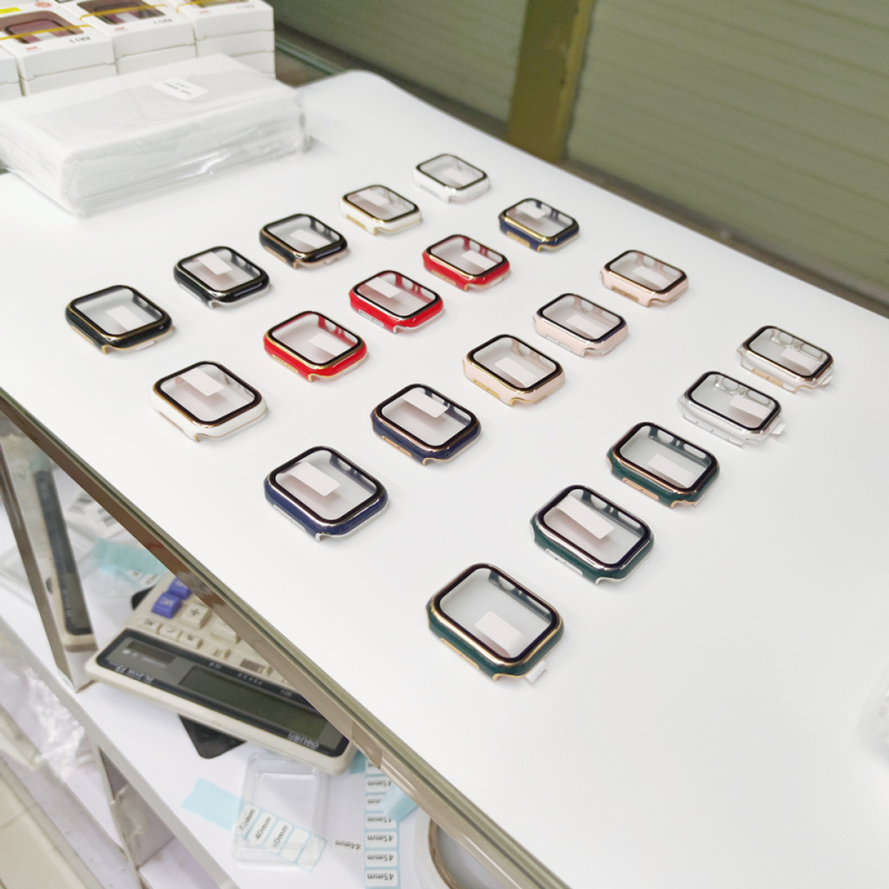 Nova maska za Apple Watch Series 2–11: gravirano zaštitno kućište od kaljenog stakla, dvobojni PC okvir