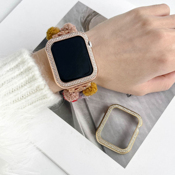 Za Apple Watch S9-1 SE — kućište od aluminijske legure s dvostrukim redom dijamantnih kristala i izrezbarenim dizajnom
