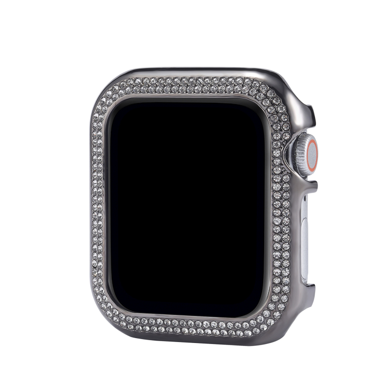 Za Apple Watch S9-1 SE — kućište od aluminijske legure s dvostrukim redom dijamantnih kristala i izrezbarenim dizajnom
