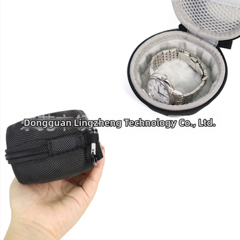 Univerzális EVA kemény óratartó tok, forró préseléssel készítve, ütés- és nyomásálló, 10 kg teherbírás, Huawei és Apple Watch adatkábel-tároláshoz