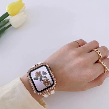 Kućište Apple Watch s dijamantnom inkrustacijom, PC elektroplatiranje i potpuno prekriveno zaštitnim staklom