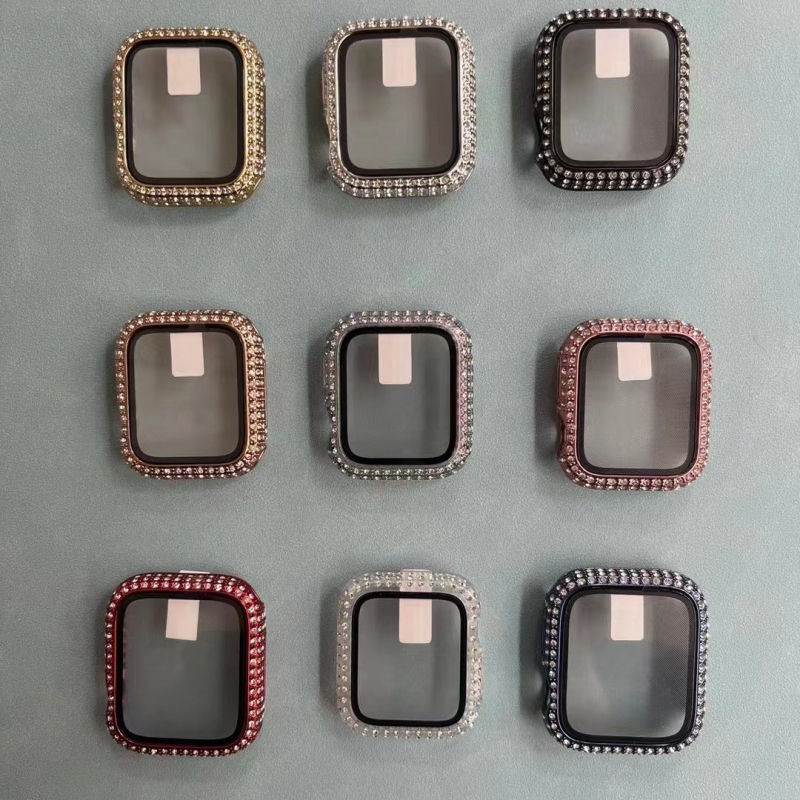 Kućište Apple Watch s dijamantnom inkrustacijom, PC elektroplatiranje i potpuno prekriveno zaštitnim staklom