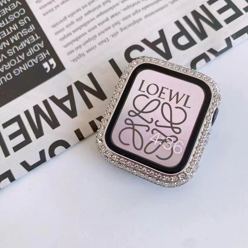 Kućište Apple Watch s dijamantnom inkrustacijom, PC elektroplatiranje i potpuno prekriveno zaštitnim staklom