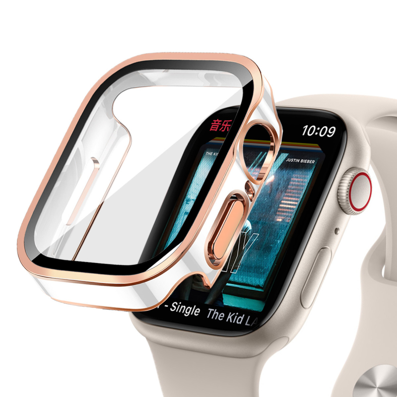 Apple Watch Ultra apsauginė dėklas – PC medžiaga, atspari vandeniui, tiesių kraštų dizainas, visapusiška apsauga
