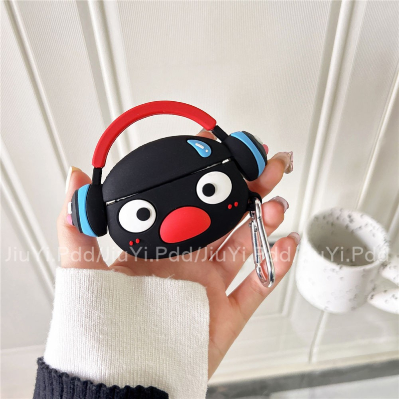 Θήκη προστασίας για Apple AirPods Pro 2 με σχέδιο χαριτωμένου πιγκουίνου - υλικό PVC, στυλ καρτούν, τρισδιάστατος ανάγλυφος