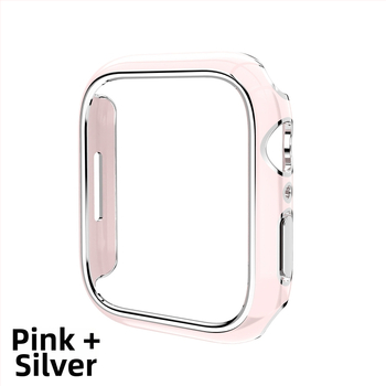 Apple Watch Series 6–9 PC korpusas, išgraviruotas tuščiaviduris rėmas su elektroplatinės dangos paviršiumi