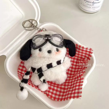 AirPods калъф за 4-то поколение и Pro 2 с плюшено карикатурно кученце Пача, TPU материал, стил карикатура, термичен трансфер