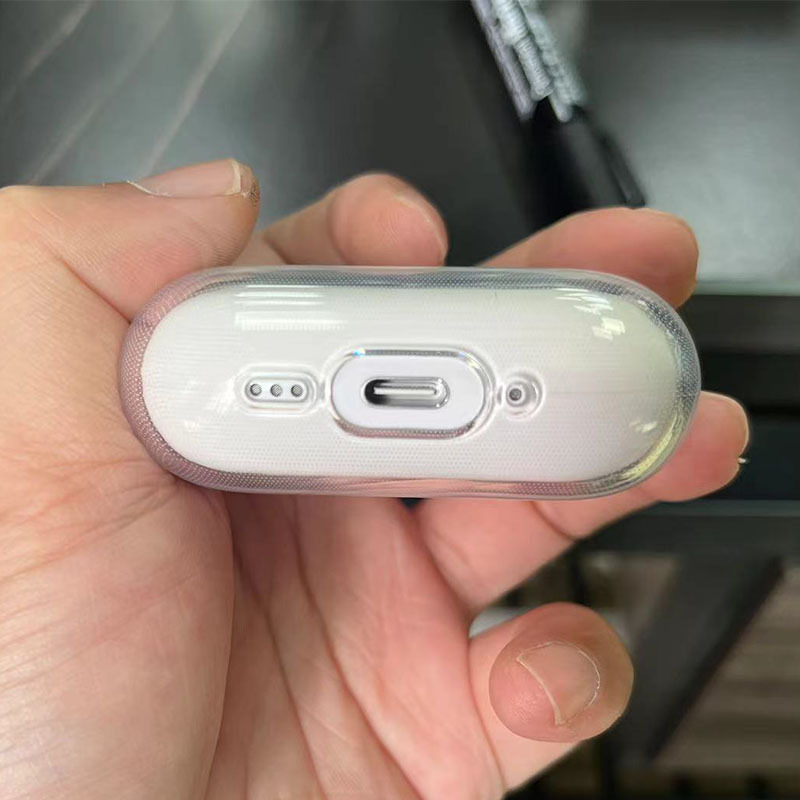 AirPods Pro 3 защитен калъф, прозрачен TPU, инжекционно формован, съвместим с Apple