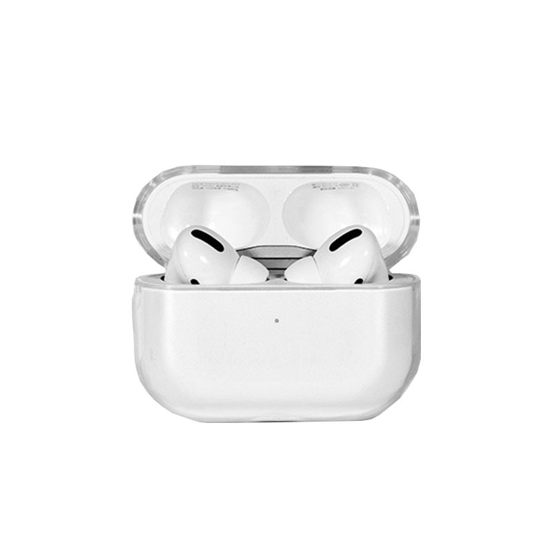 AirPods Pro 3 защитен калъф, прозрачен TPU, инжекционно формован, съвместим с Apple
