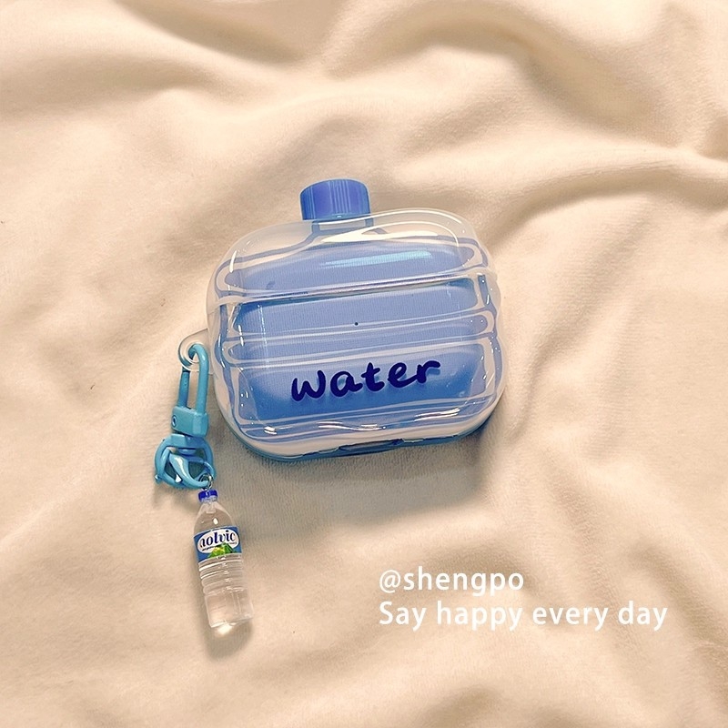 AirPods защитен калъф - TPU, прозрачен, карикатурен стил, 3D релеф, съвместим с Apple