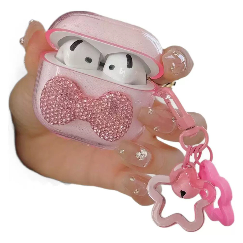 AirPods lieta ar loku dizainu, TPU materiāls, Preces kods 998898, Vispārīgs stils, Līmēšanas konstrukcija, Pielāgošana iespējama