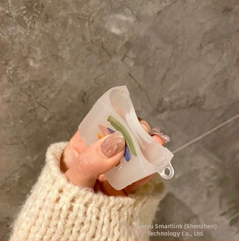 Pouzdro na AirPods pre Apple – Graffiti dúha, TPU, reliéfny kreslený dizajn, prispôsobiteľný, kompatibilný s AirPods 1/2/3/4 a Pro/Pro2