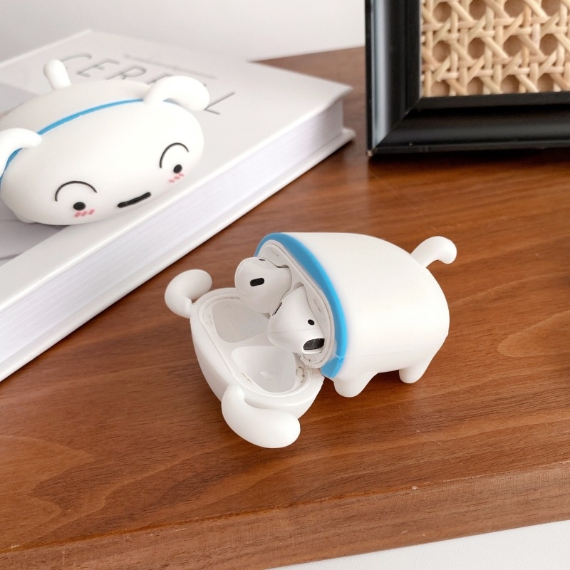 Калъф за AirPods Pro 2/3 поколение, мультяшен дизайн, PC материал, Инжекционно формован, съвместим с AirPods Pro