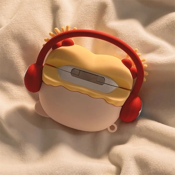 Canibao силиконов предпазен калъф за Apple AirPods Pro 2, релефен мультяшен дизайн