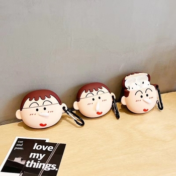 Силиконов калъф за AirPods Pro 2 и AirPods (1–3 поколение) – мека силиконова обвивка, карикатурен дизайн, инжекционно формован