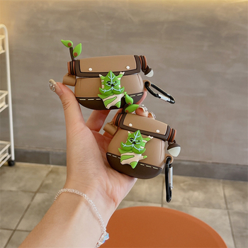 Калъф за AirPods Pro от силикон с тема The Legend of Zelda, мек корпус, 3D релеф, карикатурен дизайн