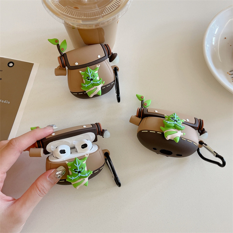 Калъф за AirPods Pro от силикон с тема The Legend of Zelda, мек корпус, 3D релеф, карикатурен дизайн