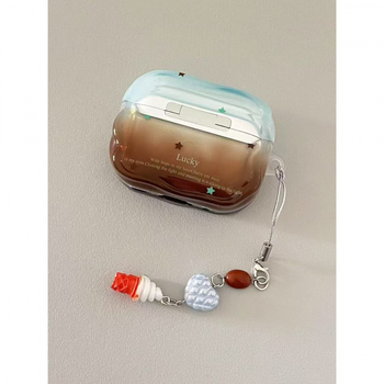 AirPods кейс за слушалки Chaohsi, релефна изработка, общ стил, с възможност за персонализация, материал: друг