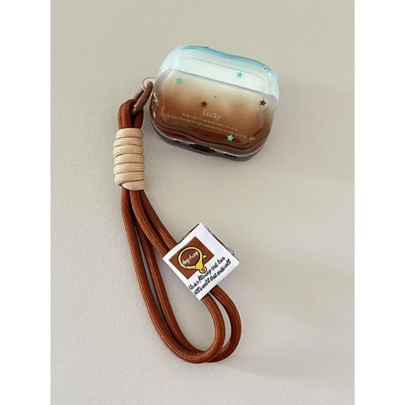 AirPods кейс за слушалки Chaohsi, релефна изработка, общ стил, с възможност за персонализация, материал: друг