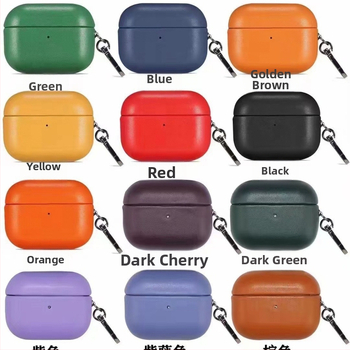 Aizsargkaste no mākslīgās ādas Apple AirPods Pro 2, rokdarbs, universālais dizains