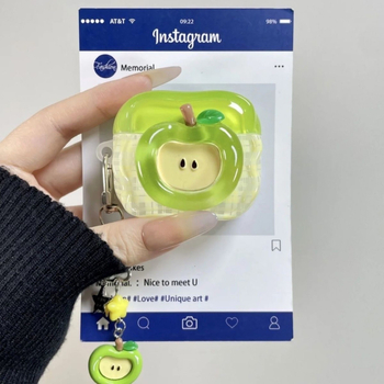 Калъф за AirPods 4/2 поколение от силикон, стил карикатура, код 5a11, Chestnut shell