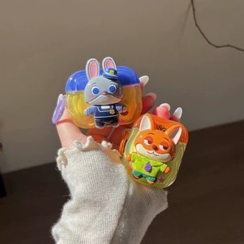 Калъф за AirPods 4 и Pro 3, TPU мека обвивка, карикатурен животински принт, боядисана повърхност, съвместим с Apple